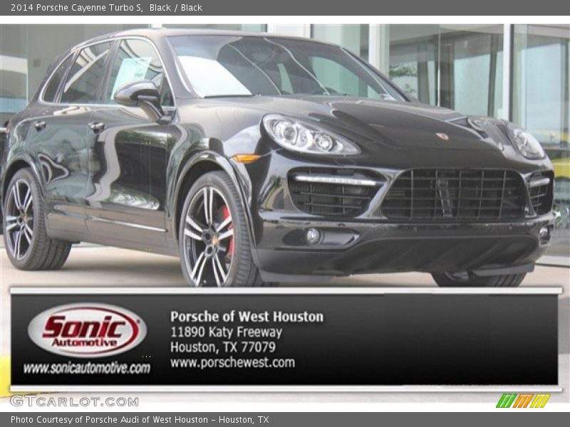 Black / Black 2014 Porsche Cayenne Turbo S