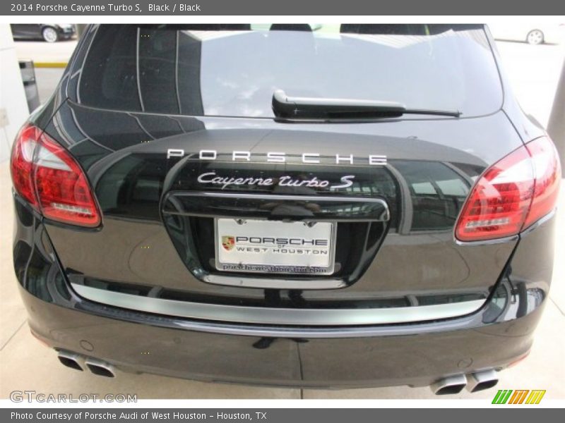 Black / Black 2014 Porsche Cayenne Turbo S