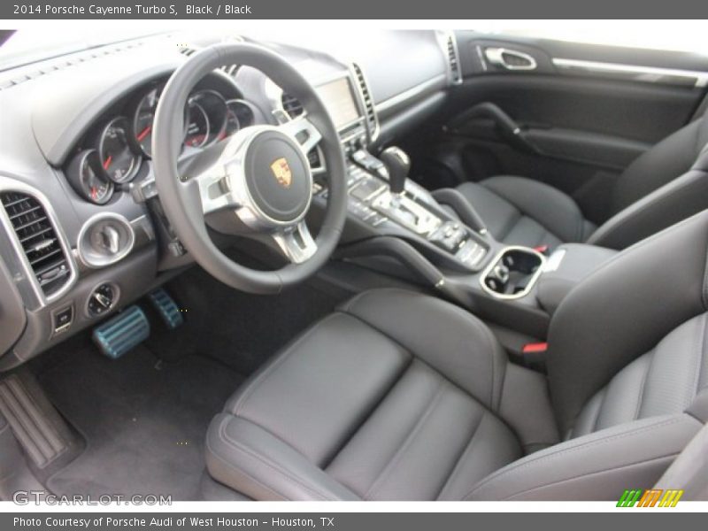 Black / Black 2014 Porsche Cayenne Turbo S