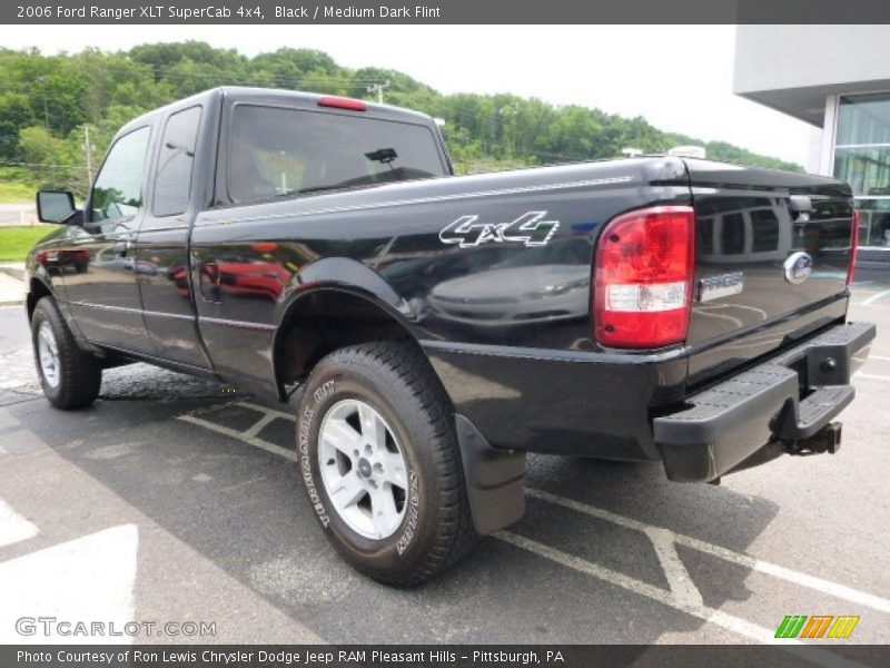 Black / Medium Dark Flint 2006 Ford Ranger XLT SuperCab 4x4