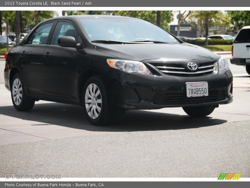 Black Sand Pearl / Ash 2013 Toyota Corolla LE