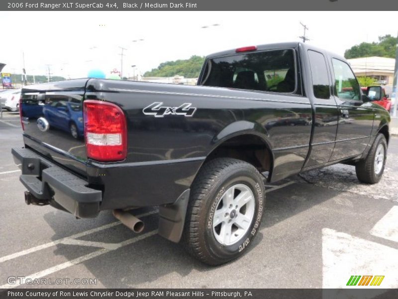 Black / Medium Dark Flint 2006 Ford Ranger XLT SuperCab 4x4