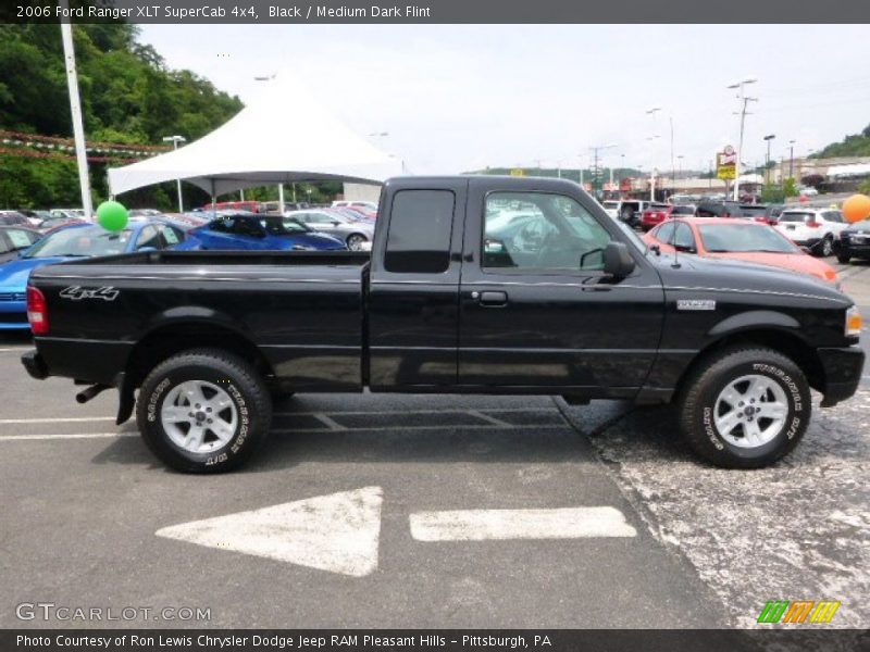 Black / Medium Dark Flint 2006 Ford Ranger XLT SuperCab 4x4