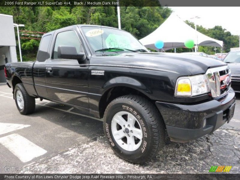 Black / Medium Dark Flint 2006 Ford Ranger XLT SuperCab 4x4
