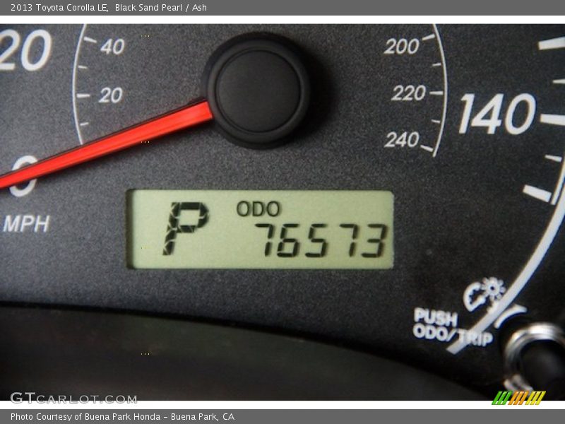 Black Sand Pearl / Ash 2013 Toyota Corolla LE