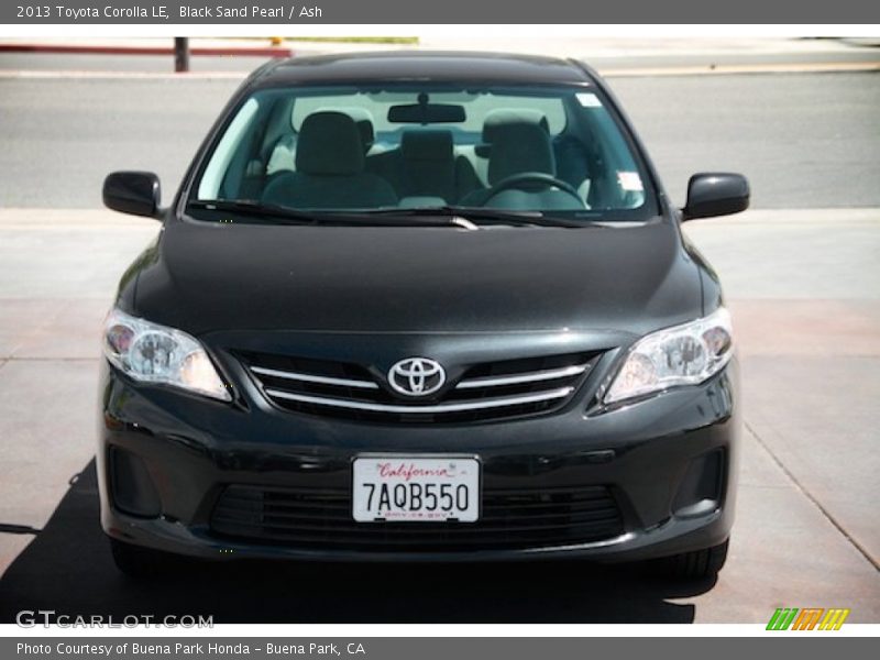 Black Sand Pearl / Ash 2013 Toyota Corolla LE