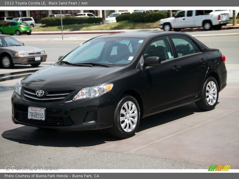 Black Sand Pearl / Ash 2013 Toyota Corolla LE