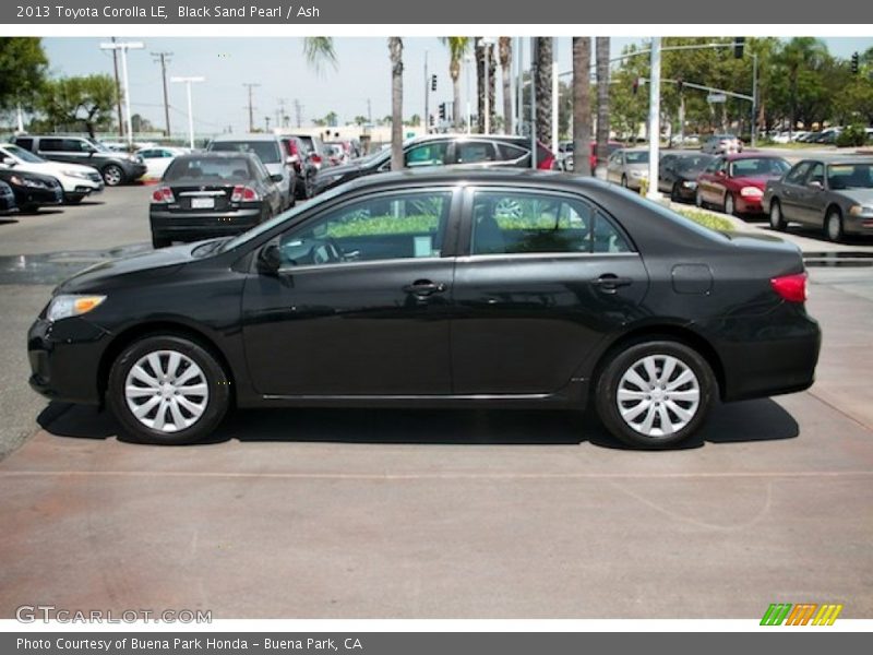 Black Sand Pearl / Ash 2013 Toyota Corolla LE