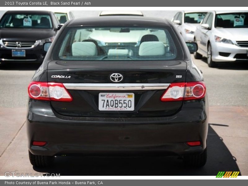 Black Sand Pearl / Ash 2013 Toyota Corolla LE