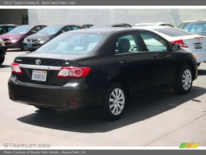 Black Sand Pearl / Ash 2013 Toyota Corolla LE