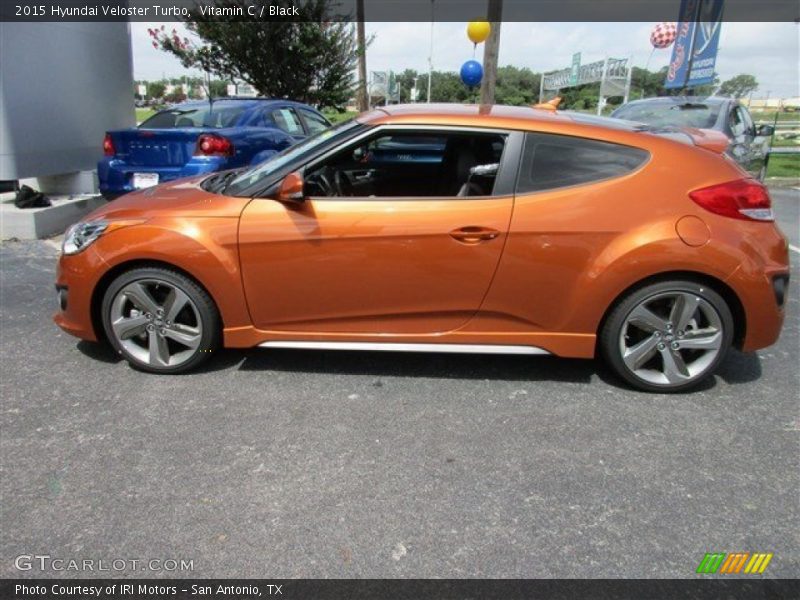 Vitamin C / Black 2015 Hyundai Veloster Turbo