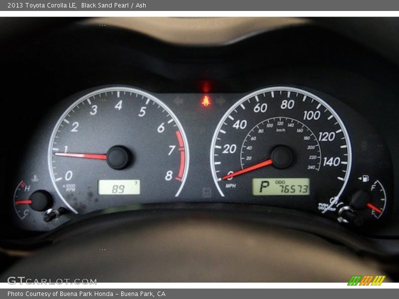 Black Sand Pearl / Ash 2013 Toyota Corolla LE