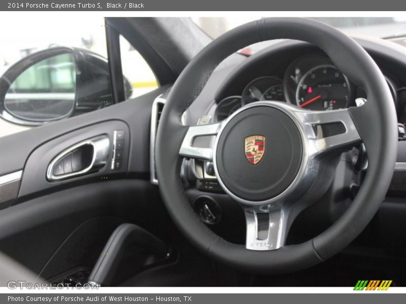 Black / Black 2014 Porsche Cayenne Turbo S