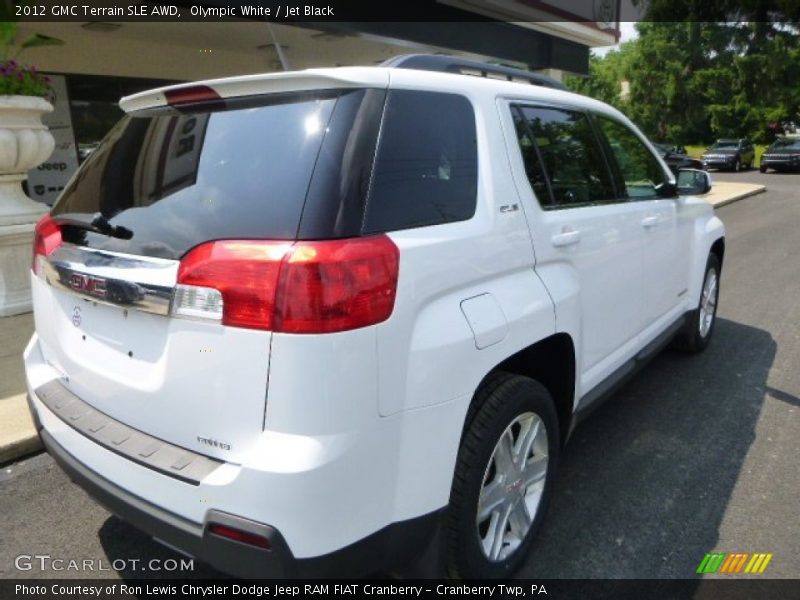 Olympic White / Jet Black 2012 GMC Terrain SLE AWD