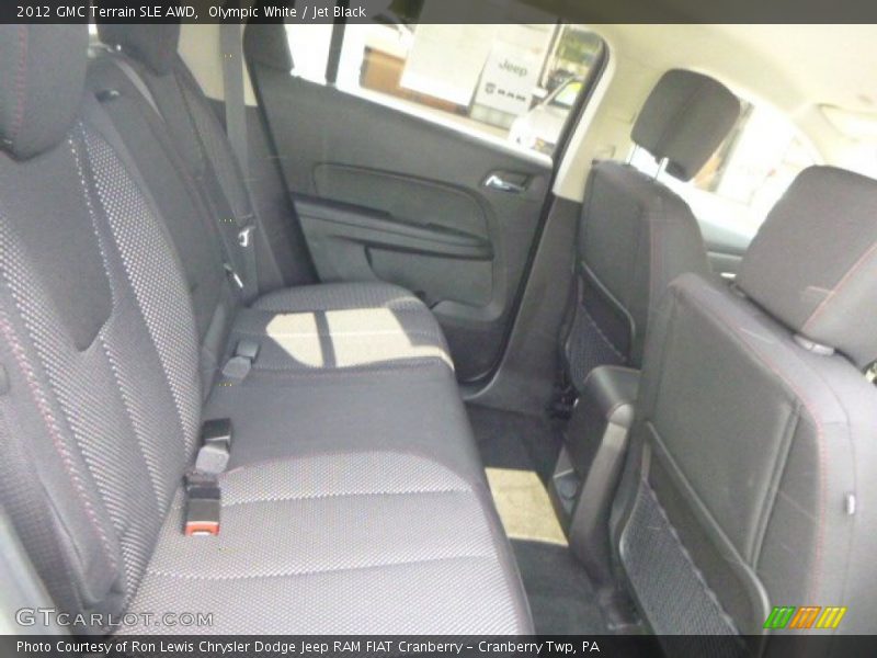 Olympic White / Jet Black 2012 GMC Terrain SLE AWD