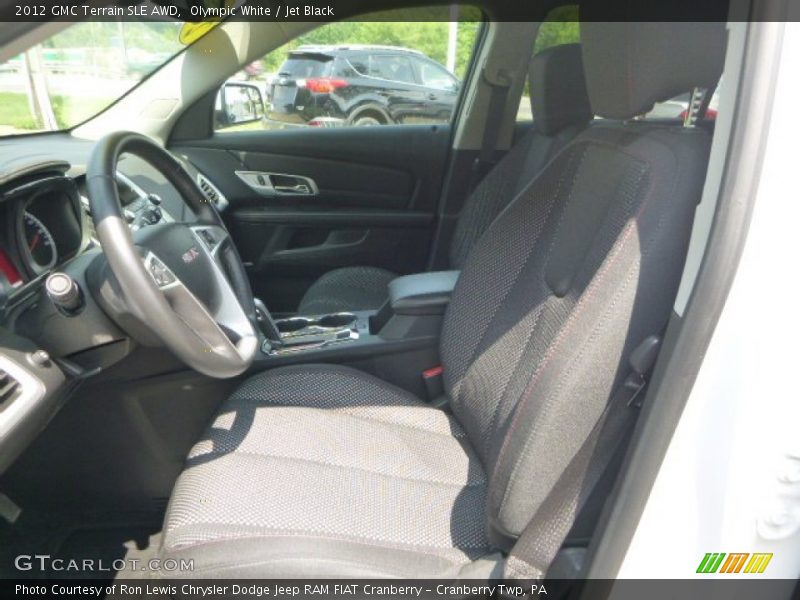 Olympic White / Jet Black 2012 GMC Terrain SLE AWD