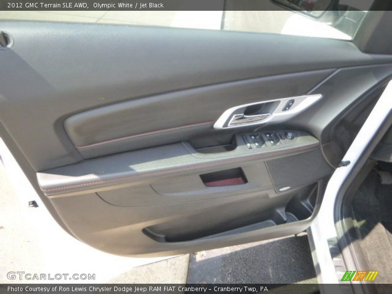 Olympic White / Jet Black 2012 GMC Terrain SLE AWD