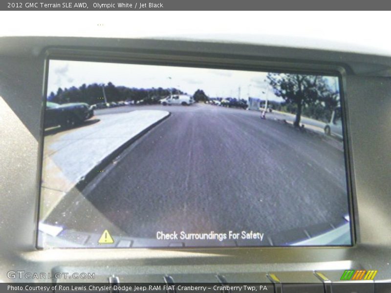 Olympic White / Jet Black 2012 GMC Terrain SLE AWD