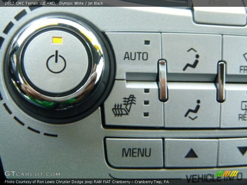 Olympic White / Jet Black 2012 GMC Terrain SLE AWD