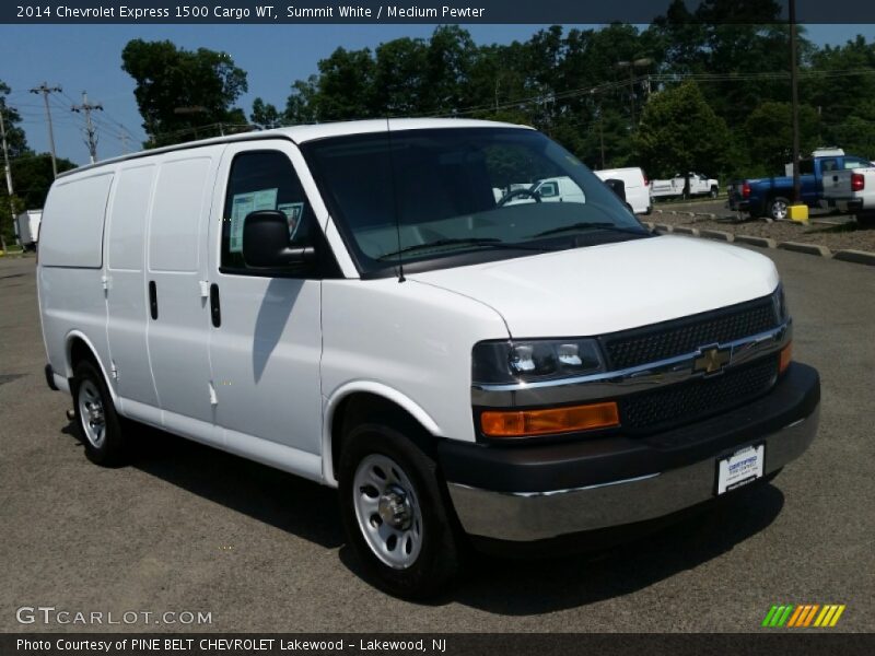 Summit White / Medium Pewter 2014 Chevrolet Express 1500 Cargo WT