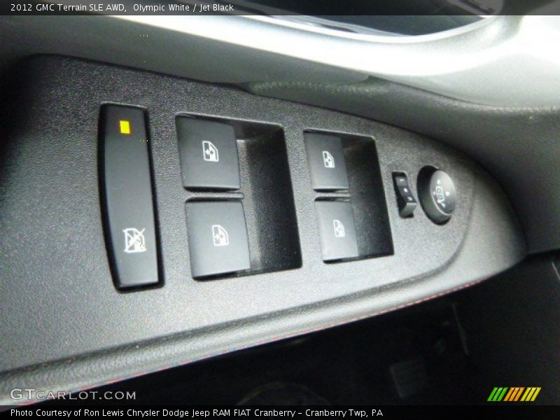 Olympic White / Jet Black 2012 GMC Terrain SLE AWD