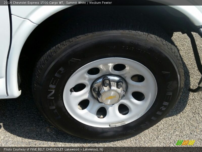 Summit White / Medium Pewter 2014 Chevrolet Express 1500 Cargo WT