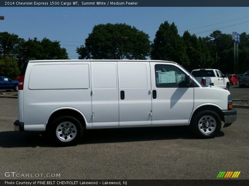 Summit White / Medium Pewter 2014 Chevrolet Express 1500 Cargo WT