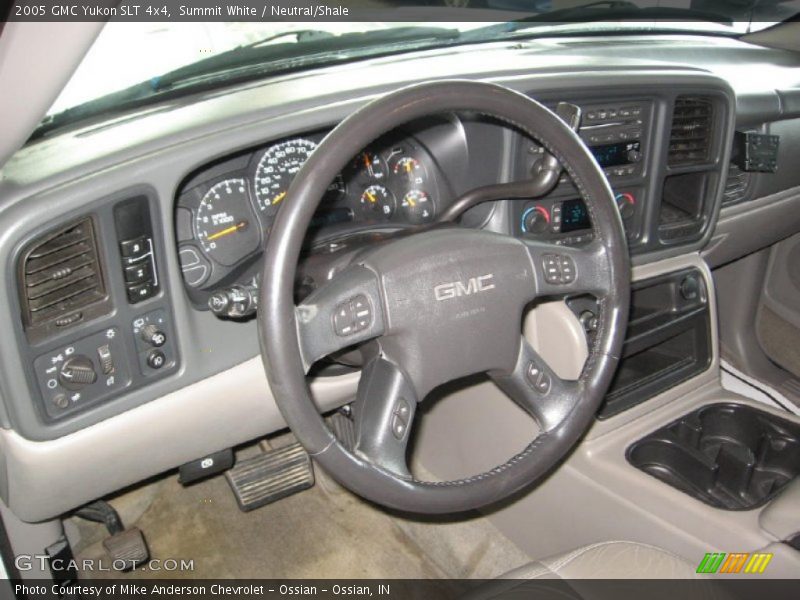 Summit White / Neutral/Shale 2005 GMC Yukon SLT 4x4