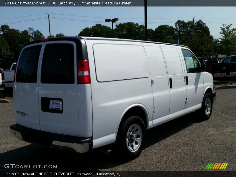 Summit White / Medium Pewter 2014 Chevrolet Express 1500 Cargo WT