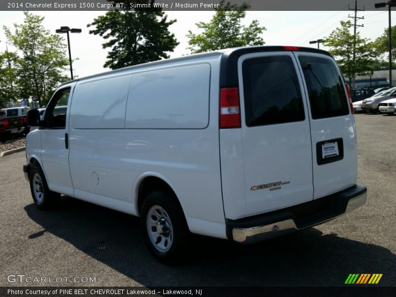 Summit White / Medium Pewter 2014 Chevrolet Express 1500 Cargo WT
