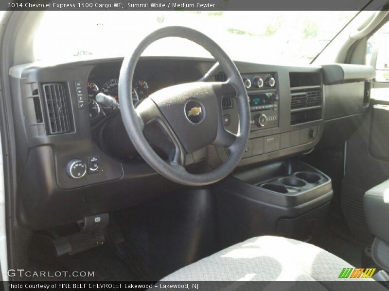 Summit White / Medium Pewter 2014 Chevrolet Express 1500 Cargo WT