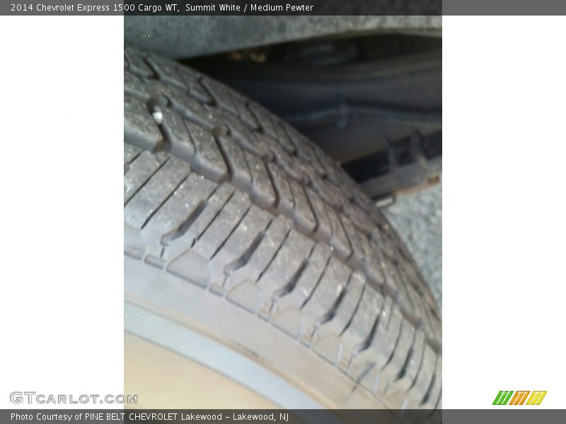 Summit White / Medium Pewter 2014 Chevrolet Express 1500 Cargo WT