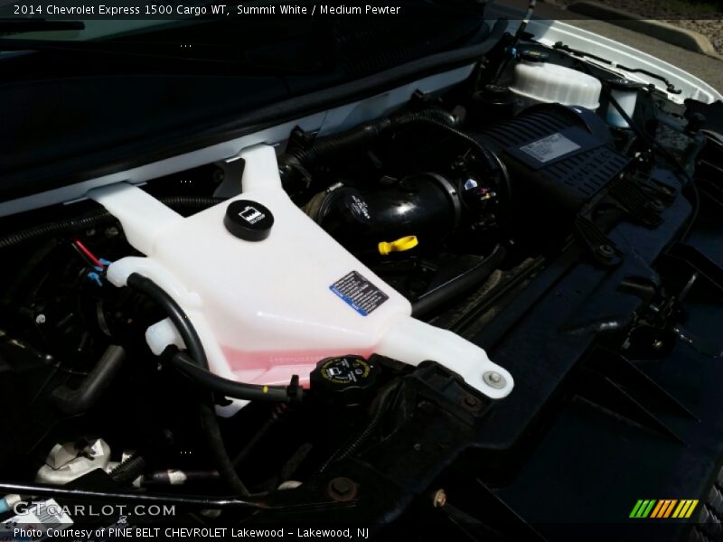 Summit White / Medium Pewter 2014 Chevrolet Express 1500 Cargo WT