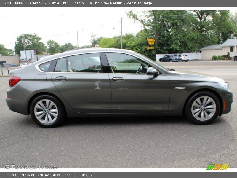Callisto Grey Metallic / Venetian Beige 2015 BMW 5 Series 535i xDrive Gran Turismo