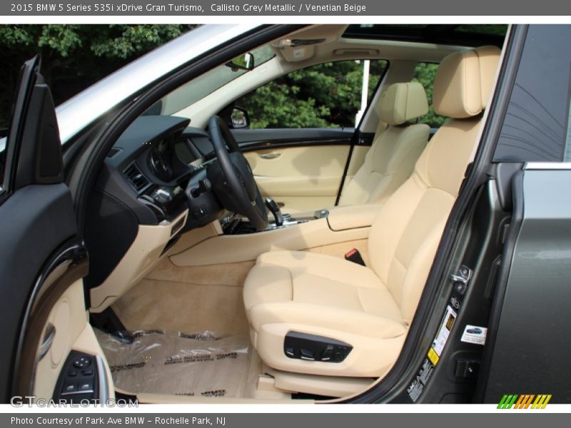 Callisto Grey Metallic / Venetian Beige 2015 BMW 5 Series 535i xDrive Gran Turismo