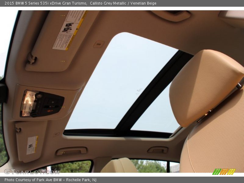 Callisto Grey Metallic / Venetian Beige 2015 BMW 5 Series 535i xDrive Gran Turismo