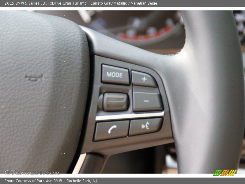 Callisto Grey Metallic / Venetian Beige 2015 BMW 5 Series 535i xDrive Gran Turismo