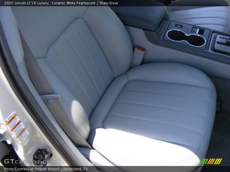 Ceramic White Pearlescent / Shale/Dove 2005 Lincoln LS V6 Luxury