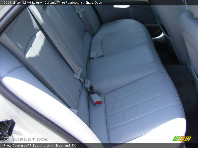 Ceramic White Pearlescent / Shale/Dove 2005 Lincoln LS V6 Luxury