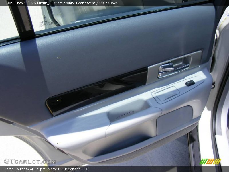 Ceramic White Pearlescent / Shale/Dove 2005 Lincoln LS V6 Luxury