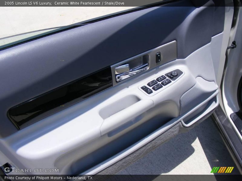 Ceramic White Pearlescent / Shale/Dove 2005 Lincoln LS V6 Luxury