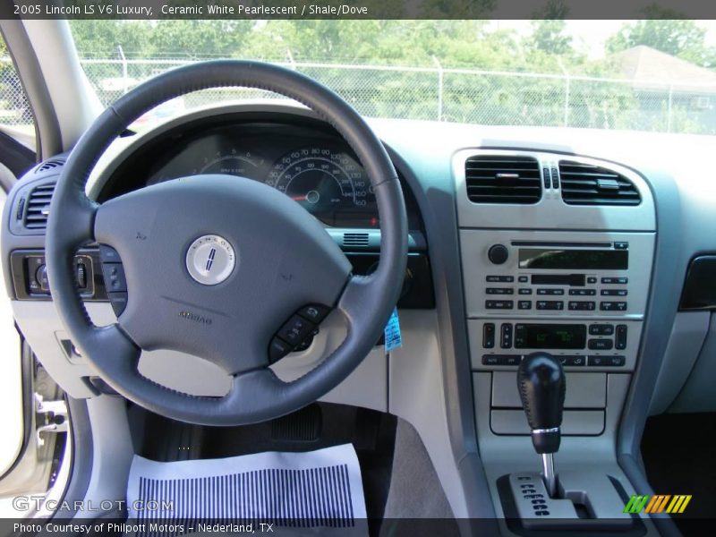Ceramic White Pearlescent / Shale/Dove 2005 Lincoln LS V6 Luxury