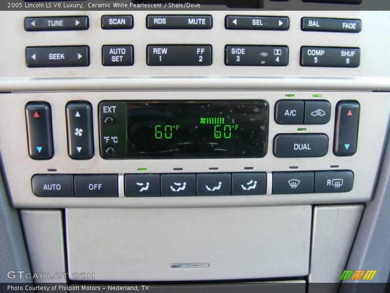 Ceramic White Pearlescent / Shale/Dove 2005 Lincoln LS V6 Luxury