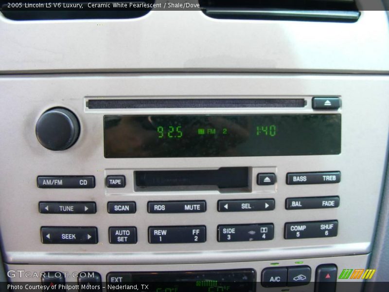 Ceramic White Pearlescent / Shale/Dove 2005 Lincoln LS V6 Luxury
