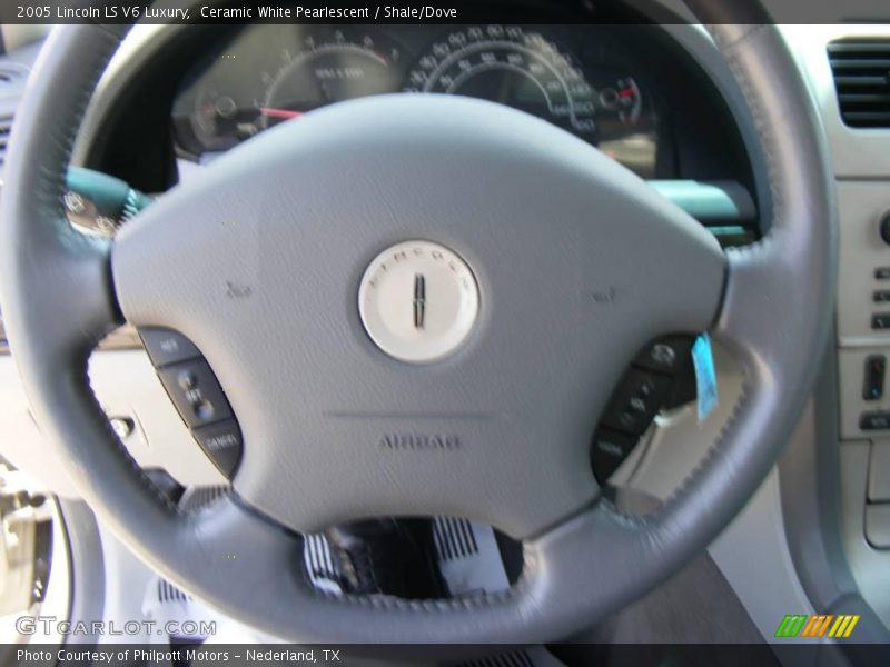 Ceramic White Pearlescent / Shale/Dove 2005 Lincoln LS V6 Luxury