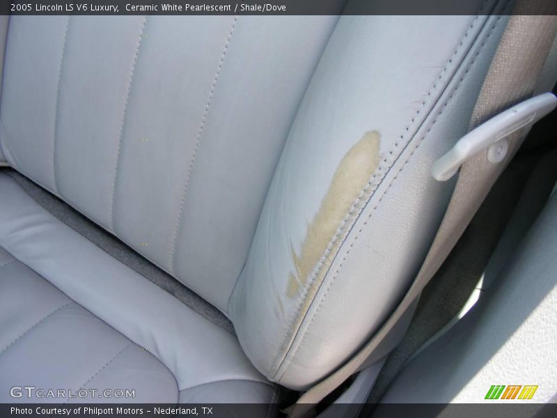 Ceramic White Pearlescent / Shale/Dove 2005 Lincoln LS V6 Luxury