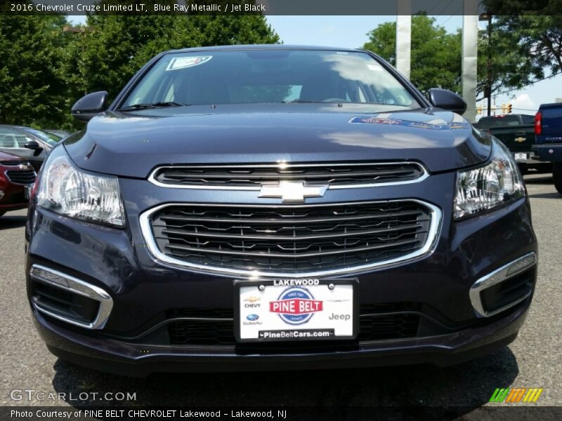 Blue Ray Metallic / Jet Black 2016 Chevrolet Cruze Limited LT