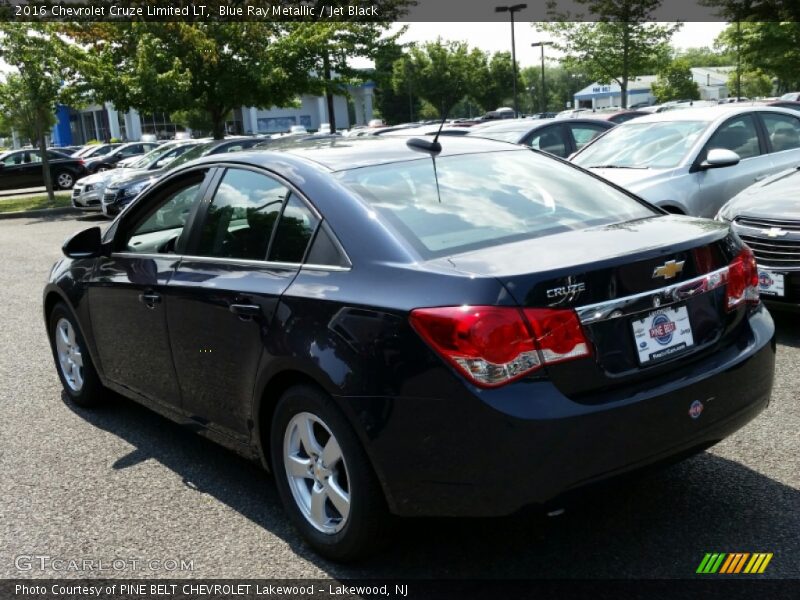 Blue Ray Metallic / Jet Black 2016 Chevrolet Cruze Limited LT