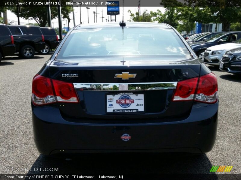 Blue Ray Metallic / Jet Black 2016 Chevrolet Cruze Limited LT