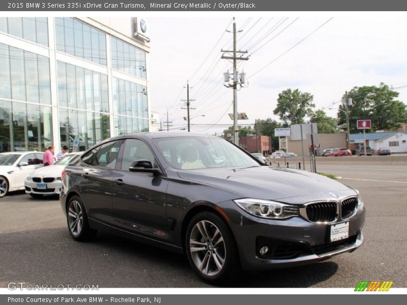 Mineral Grey Metallic / Oyster/Black 2015 BMW 3 Series 335i xDrive Gran Turismo